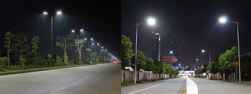 QDLED-LD007 變形金剛LED路燈照明效果實(shí)拍