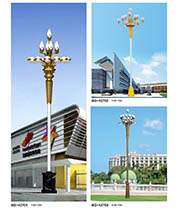 多頭玉蘭燈現(xiàn)代道路景觀中華燈