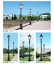 別墅花園景觀燈單頭歐式LED鑄鋁庭院燈