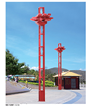 簡(jiǎn)約中國館造型方柱LED景觀燈