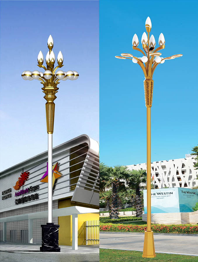 七度照明景觀道路照明玉蘭燈效果圖