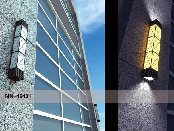 七度照明戶(hù)外LED仿云石墻壁燈效果圖