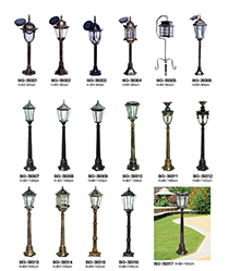 壓鑄鋁LED太陽(yáng)能草坪燈圖片大全