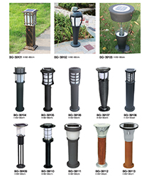 簡(jiǎn)約圓柱型LED太陽(yáng)能草坪燈