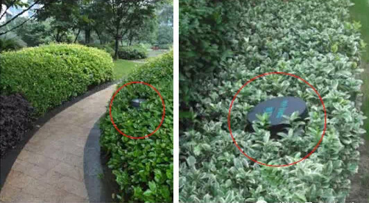 草坪燈錯(cuò)誤安裝效果