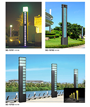 廣場(chǎng)方柱內(nèi)透光LED景觀燈