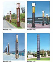 定制中國(guó)風(fēng)格立柱廣場(chǎng)LED景觀燈