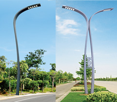 異性現(xiàn)代景觀LED路燈桿