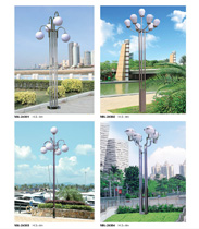 多頭多桿不銹鋼景觀庭院燈