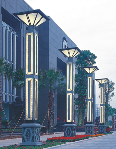 QDJGD-BG9201內(nèi)透光市政廣場景觀燈柱