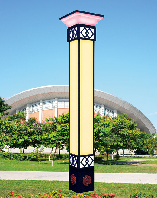 LED方柱內透光廣場景觀燈柱圖片