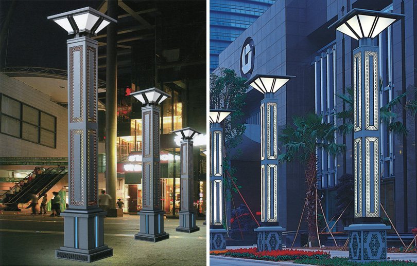 5米-10米特色高檔大型廣場景觀燈柱圖片