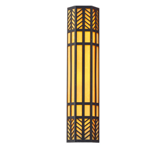 仿古梯形仿云石墻壁燈