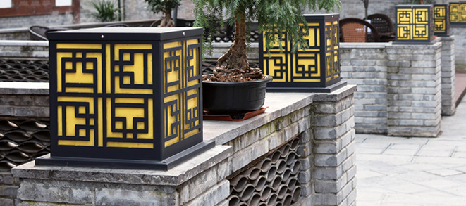 東莞七度照明-鋁材或鍍鋅鋼材質(zhì)柱頭燈圖片