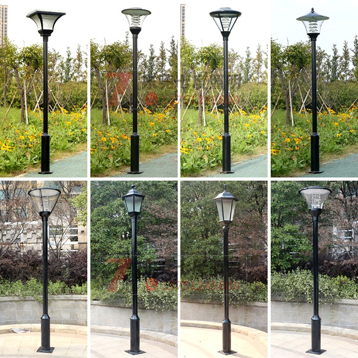 公園單頭單桿庭院燈燈桿材質(zhì)選什么好?