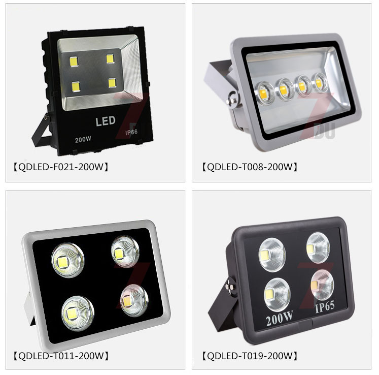 籃球場(chǎng)照明燈具200WLED投光燈樣式圖片集