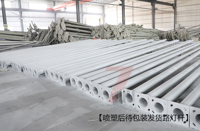 8米10米12米(A字臂)人字臂雙臂路燈桿圖片展示