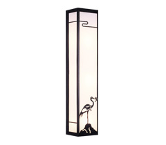 現(xiàn)代簡約新中式仙鶴墻壁燈