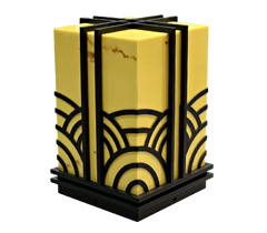 景觀園林浪花款仿云石柱頭燈