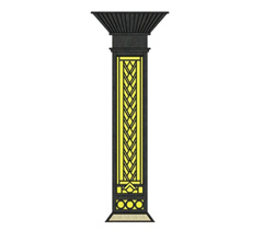 新中式庭院方形矮柱裝飾景觀燈